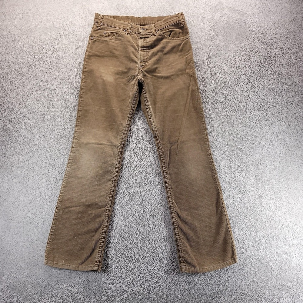 VTG Levis 517 Pants Mens 32x30 Brown Corduroy Bootcut Made in USA 80s